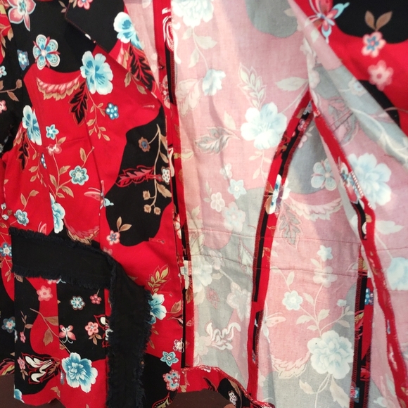 Anne Carson Women's Colorful Suit Jacket Size XL - Picture 9 of 12